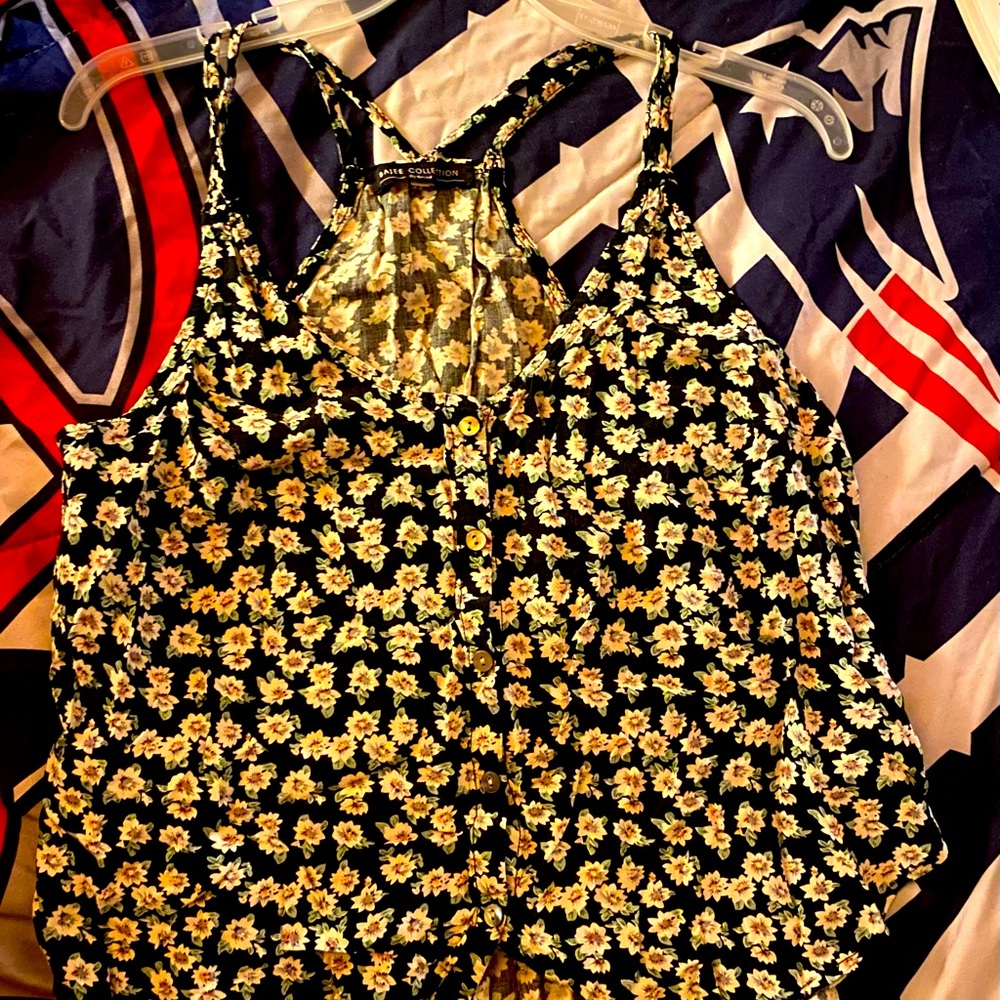 Sunflower Crop top